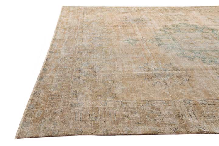 9' 9 x 11' 6 Hand Knotted Ultra Vintage Persian Wool Rug