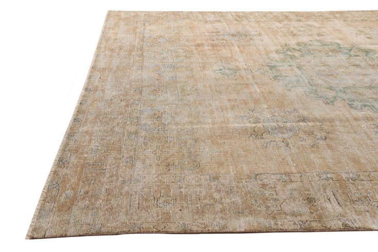 Detail image of 9' 9 x 11' 6 Hand Knotted Ultra Vintage Persian Wool Rug