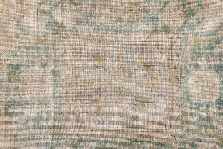 9' 9 x 11' 6 Hand Knotted Ultra Vintage Persian Wool Rug