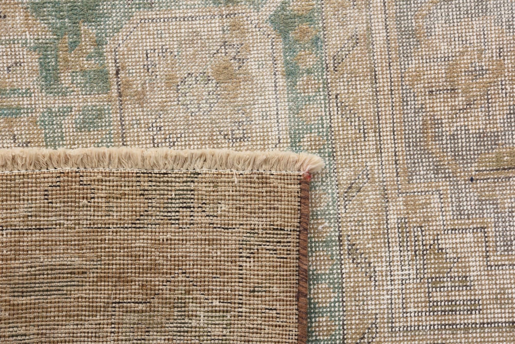 9' 9 x 11' 6 Hand Knotted Ultra Vintage Persian Wool Rug