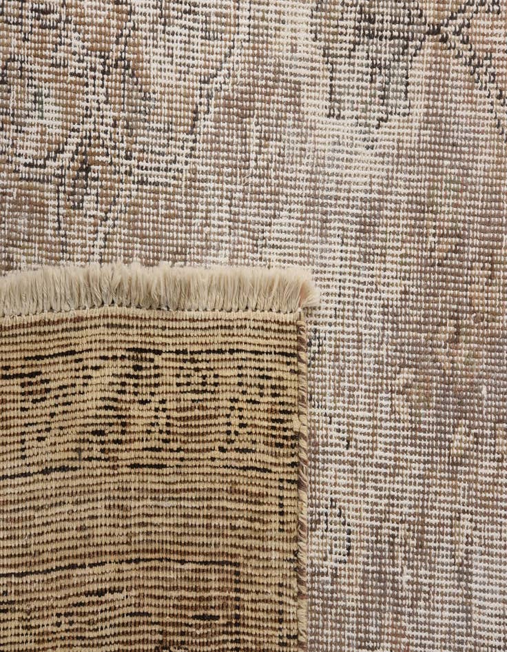 Detail image of 8' 10 x 12' 5  Hand Knotted Ultra Vintage Persian Wool Rug