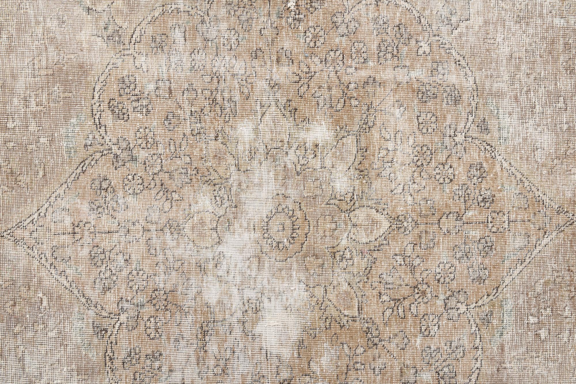 8' 10 x 12' 5 Hand Knotted Ultra Vintage Persian Wool Rug