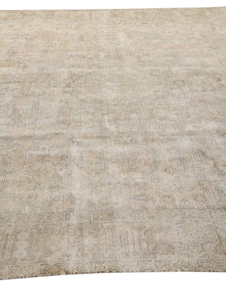 Detail image of 9' 8 x 12' 9  Hand Knotted Ultra Vintage Persian Wool Rug