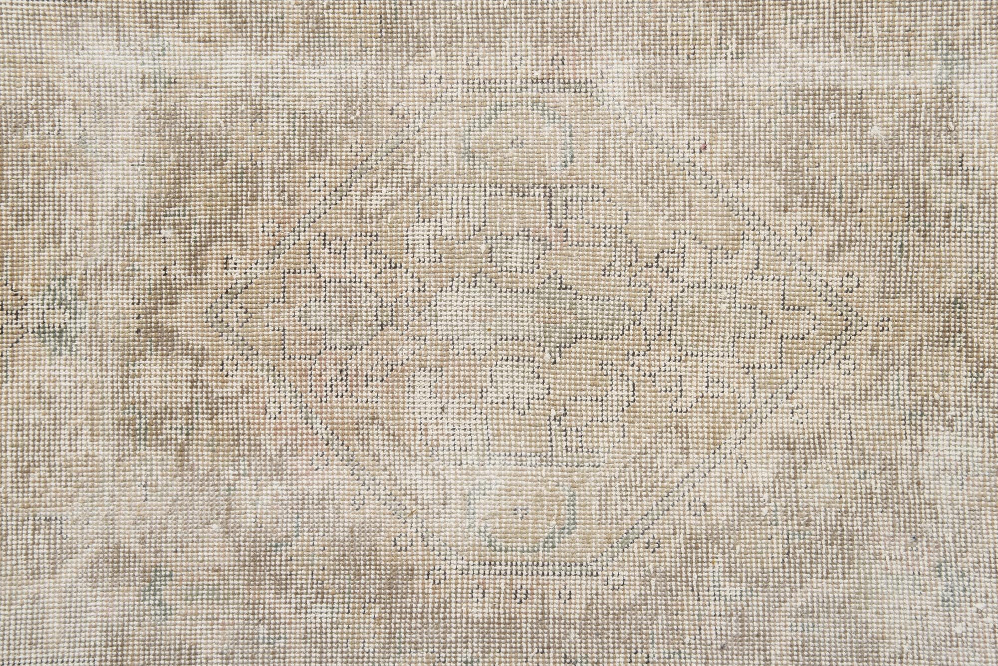9' 8 x 12' 9 Hand Knotted Ultra Vintage Persian Wool Rug