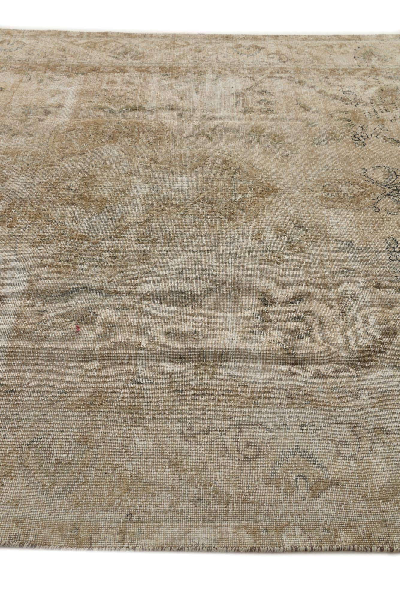7' 6 x 11' 5 Hand Knotted Ultra Vintage Persian Wool Rug