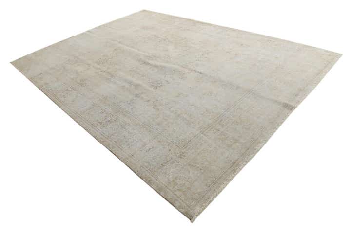 9' 2 x 12' 6 Hand Knotted Ultra Vintage Persian Wool Rug