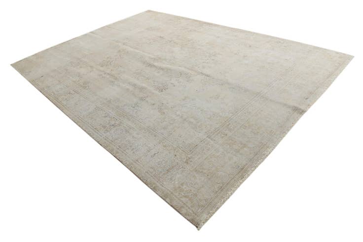 Detail image of 9' 2 x 12' 6 Hand Knotted Ultra Vintage Persian Wool Rug