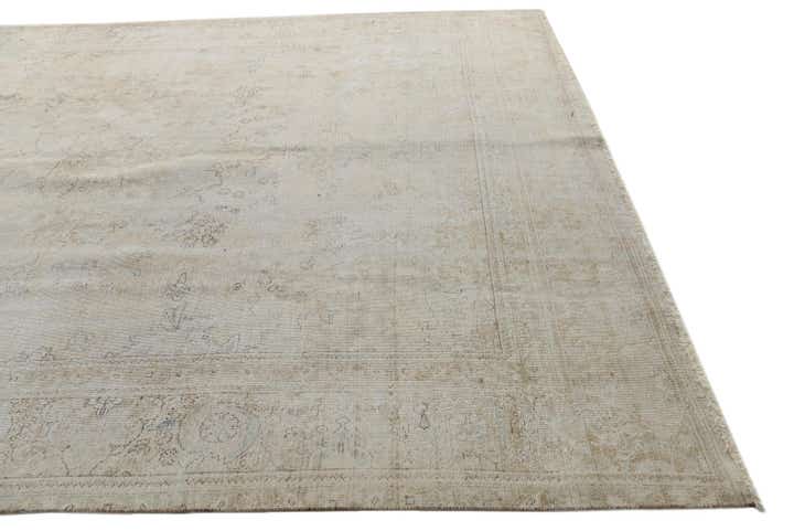9' 2 x 12' 6 Hand Knotted Ultra Vintage Persian Wool Rug