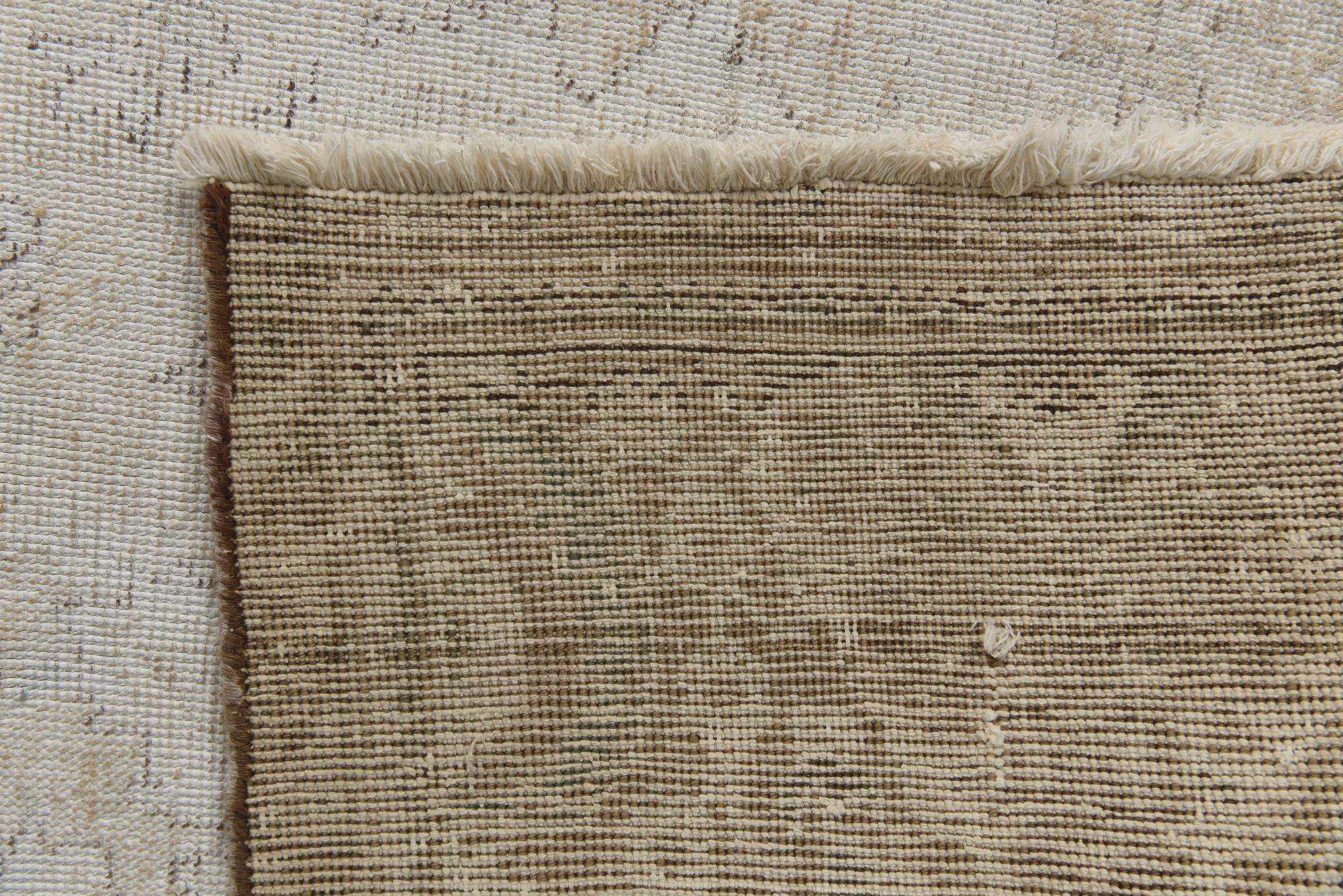 9' 2 x 12' 6 Hand Knotted Ultra Vintage Persian Wool Rug