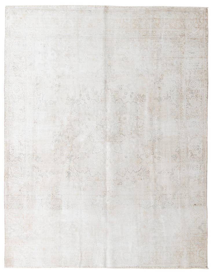 Detail image of 9' 2 x 12' 6 Hand Knotted Ultra Vintage Persian Wool Rug