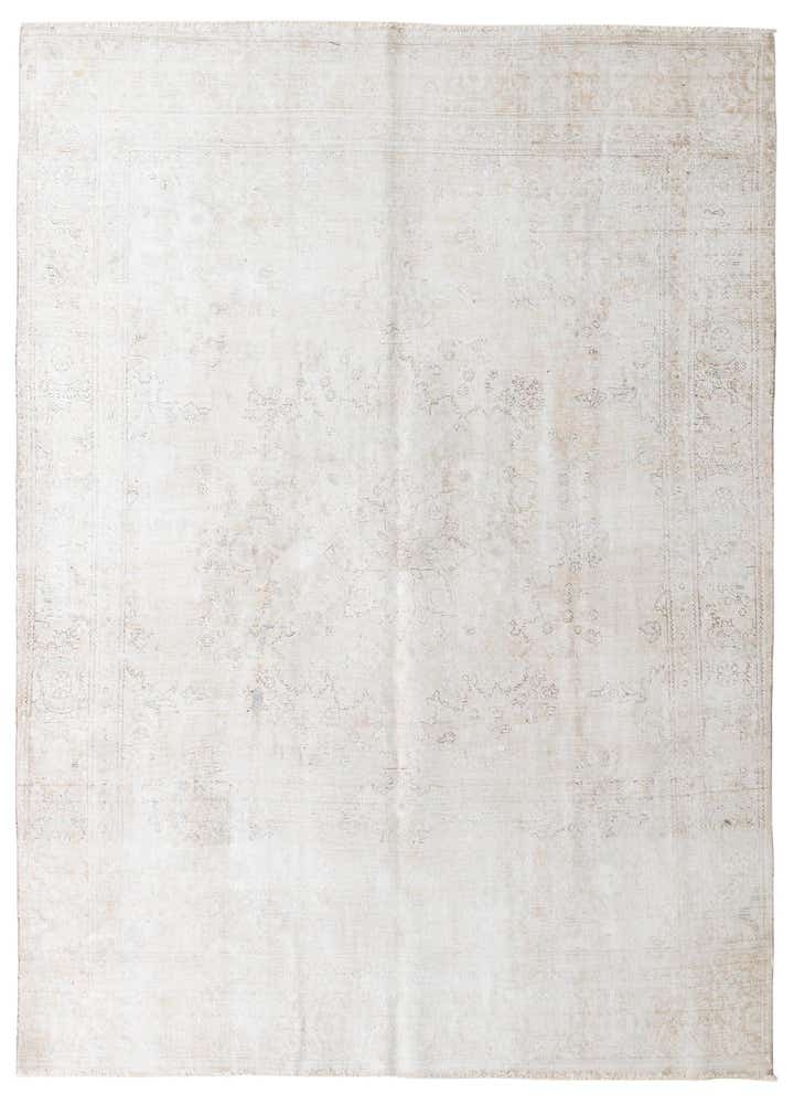 9' 2 x 12' 6 Hand Knotted Ultra Vintage Persian Wool Rug