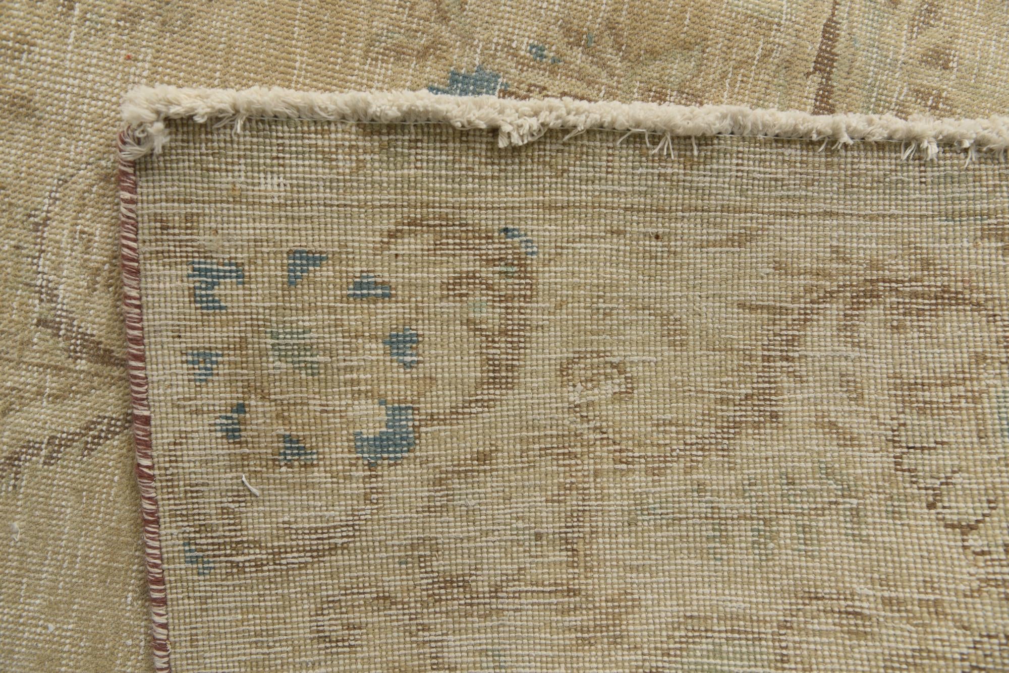 9' 2 x 12' 3 Hand Knotted Ultra Vintage Persian Wool Rug