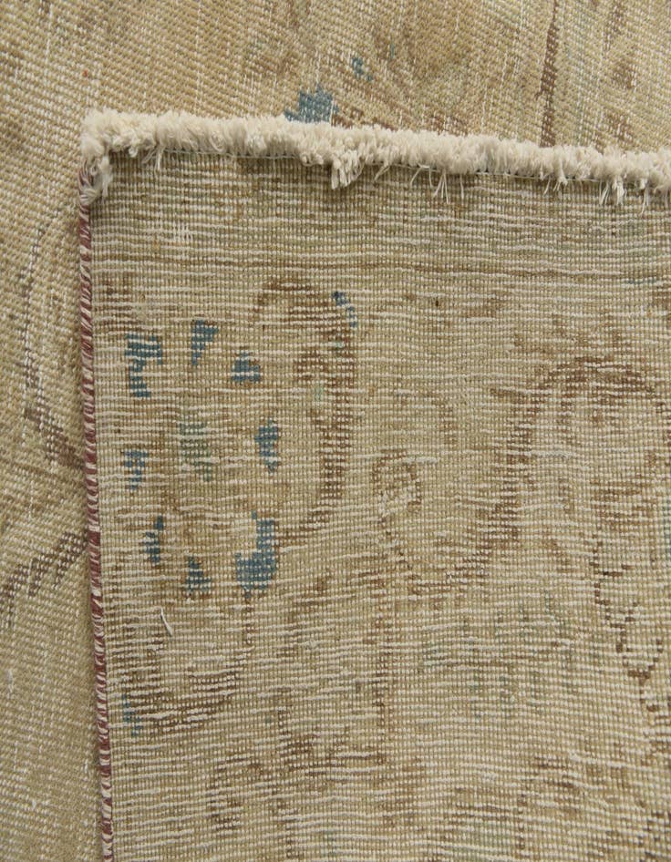 Detail image of 9' 2 x 12' 3  Hand Knotted Ultra Vintage Persian Wool Rug