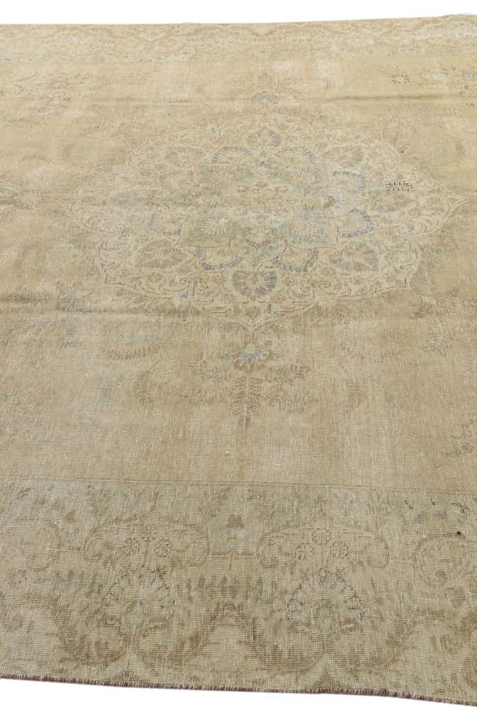 9' 2 x 12' 3 Hand Knotted Ultra Vintage Persian Wool Rug