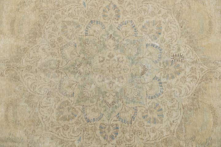 9' 2 x 12' 3 Hand Knotted Ultra Vintage Persian Wool Rug