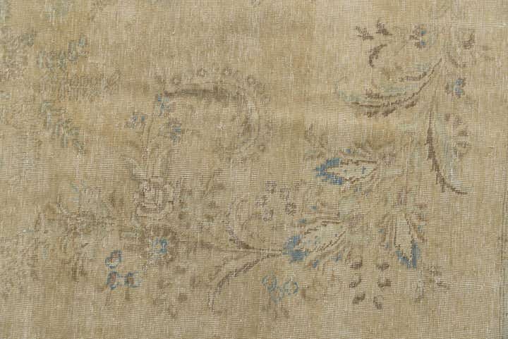 9' 2 x 12' 3 Hand Knotted Ultra Vintage Persian Wool Rug