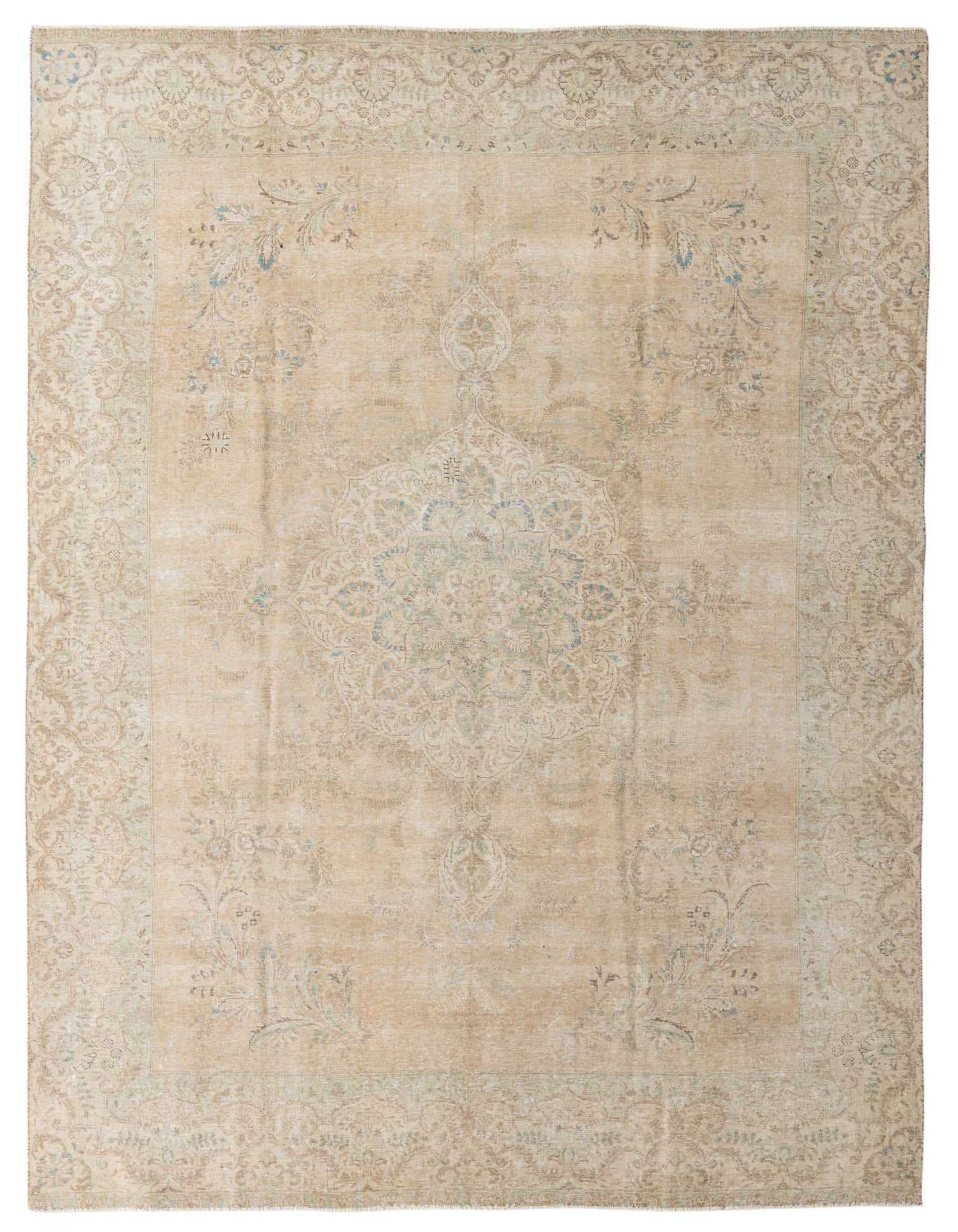 Primary image 9' 2 x 12' 3  Hand Knotted Ultra Vintage Persian Wool Rug