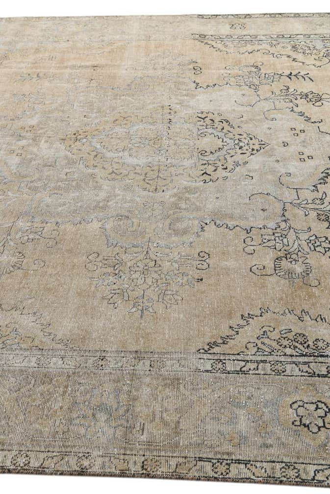 9' 1 x 13' 7 Hand Knotted Ultra Vintage Persian Wool Rug