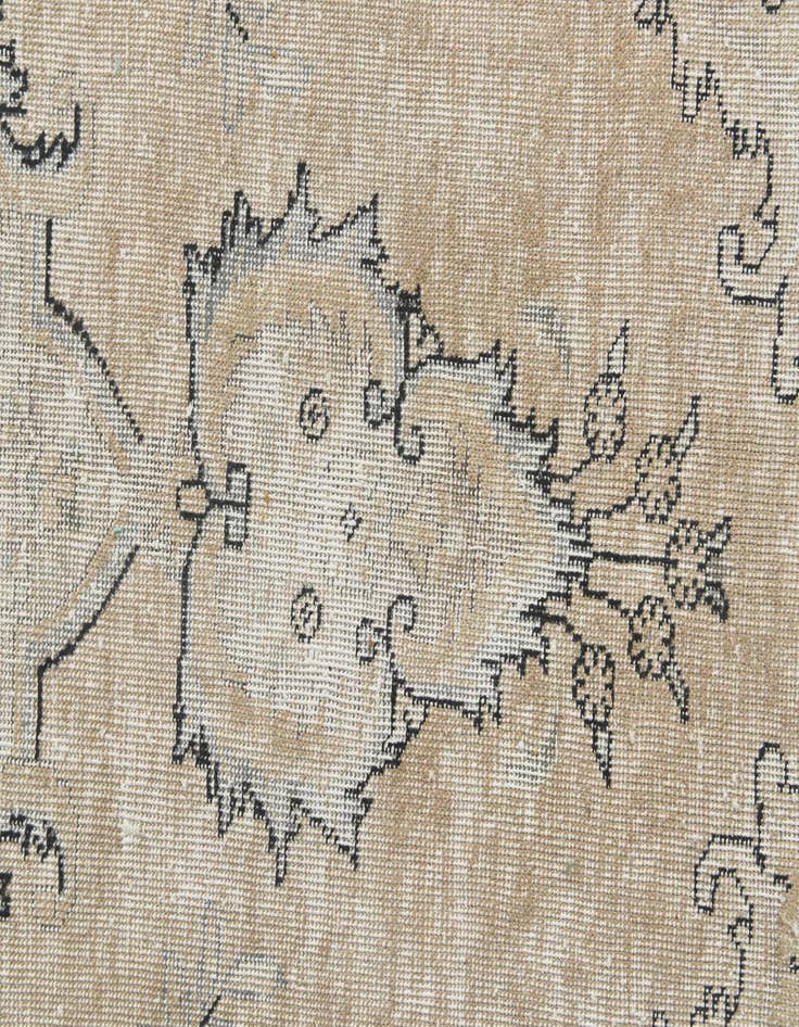 Detail image of 9' 1 x 13' 7  Hand Knotted Ultra Vintage Persian Wool Rug