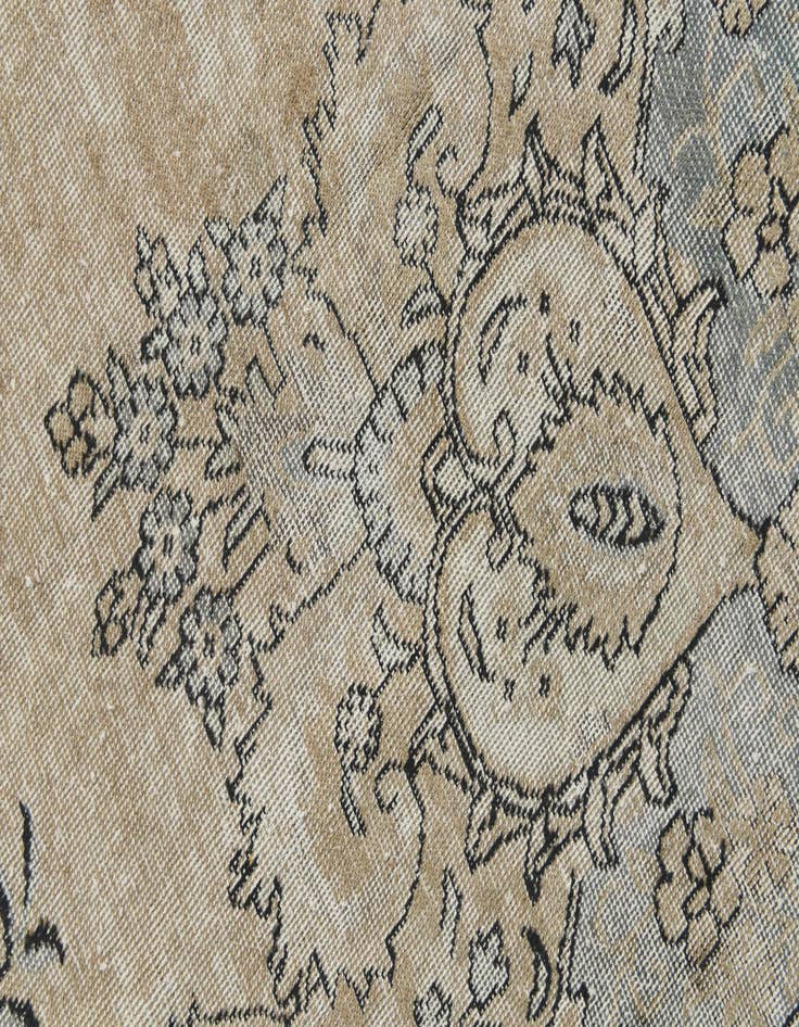 Detail image of 9' 1 x 13' 7  Hand Knotted Ultra Vintage Persian Wool Rug