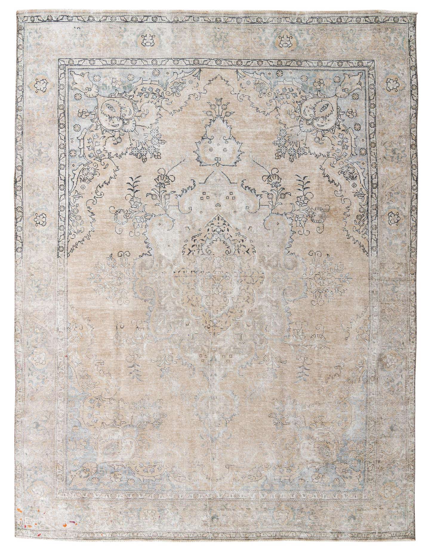 Primary image 9' 1 x 13' 7  Hand Knotted Ultra Vintage Persian Wool Rug
