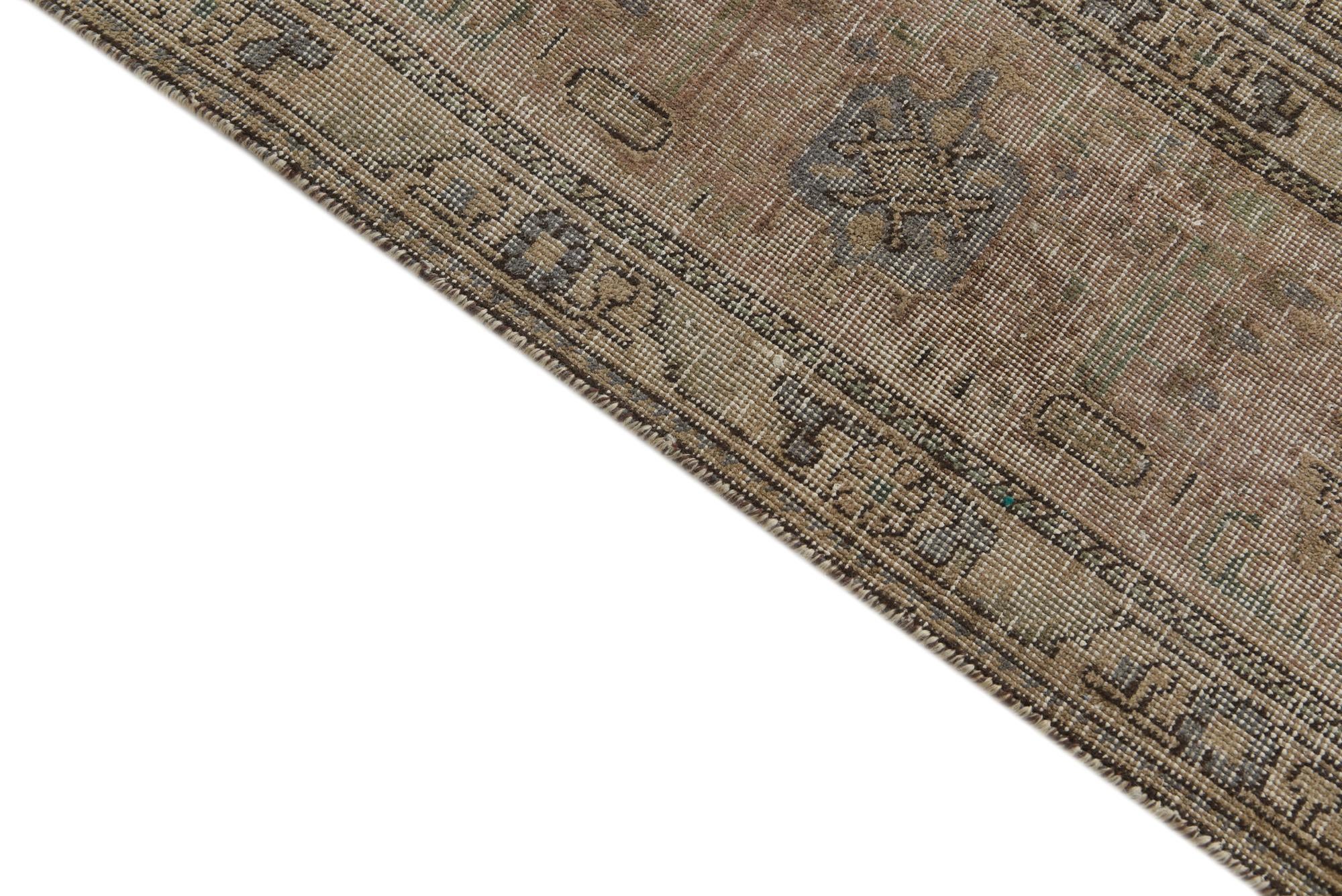 9' 9 x 12' 9 Hand Knotted Ultra Vintage Persian Wool Rug
