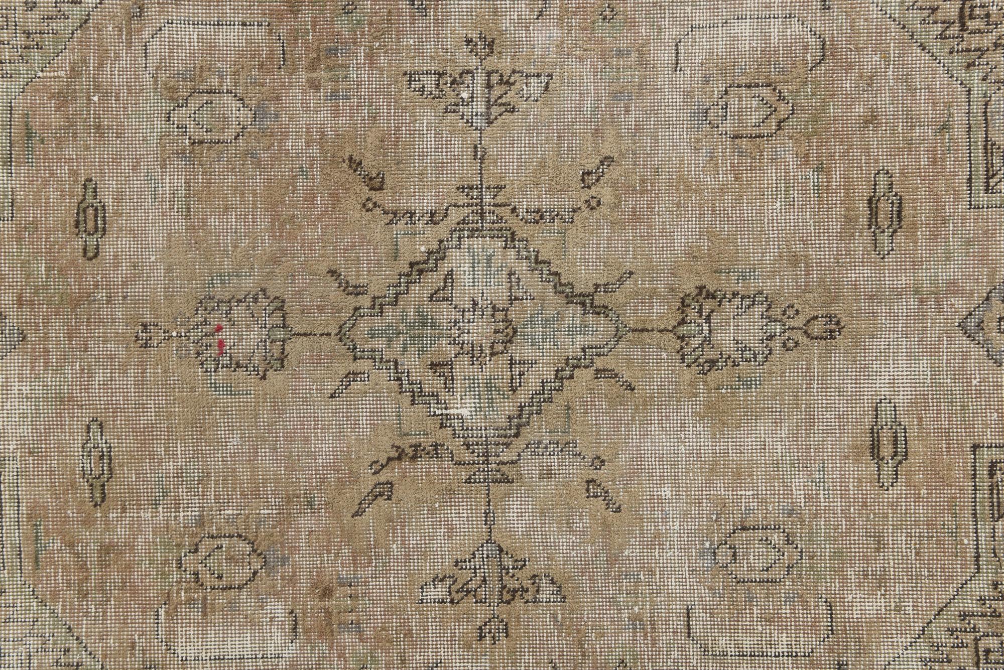 9' 9 x 12' 9 Hand Knotted Ultra Vintage Persian Wool Rug