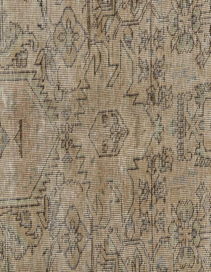 Detail image of 9' 9 x 12' 9  Hand Knotted Ultra Vintage Persian Wool Rug