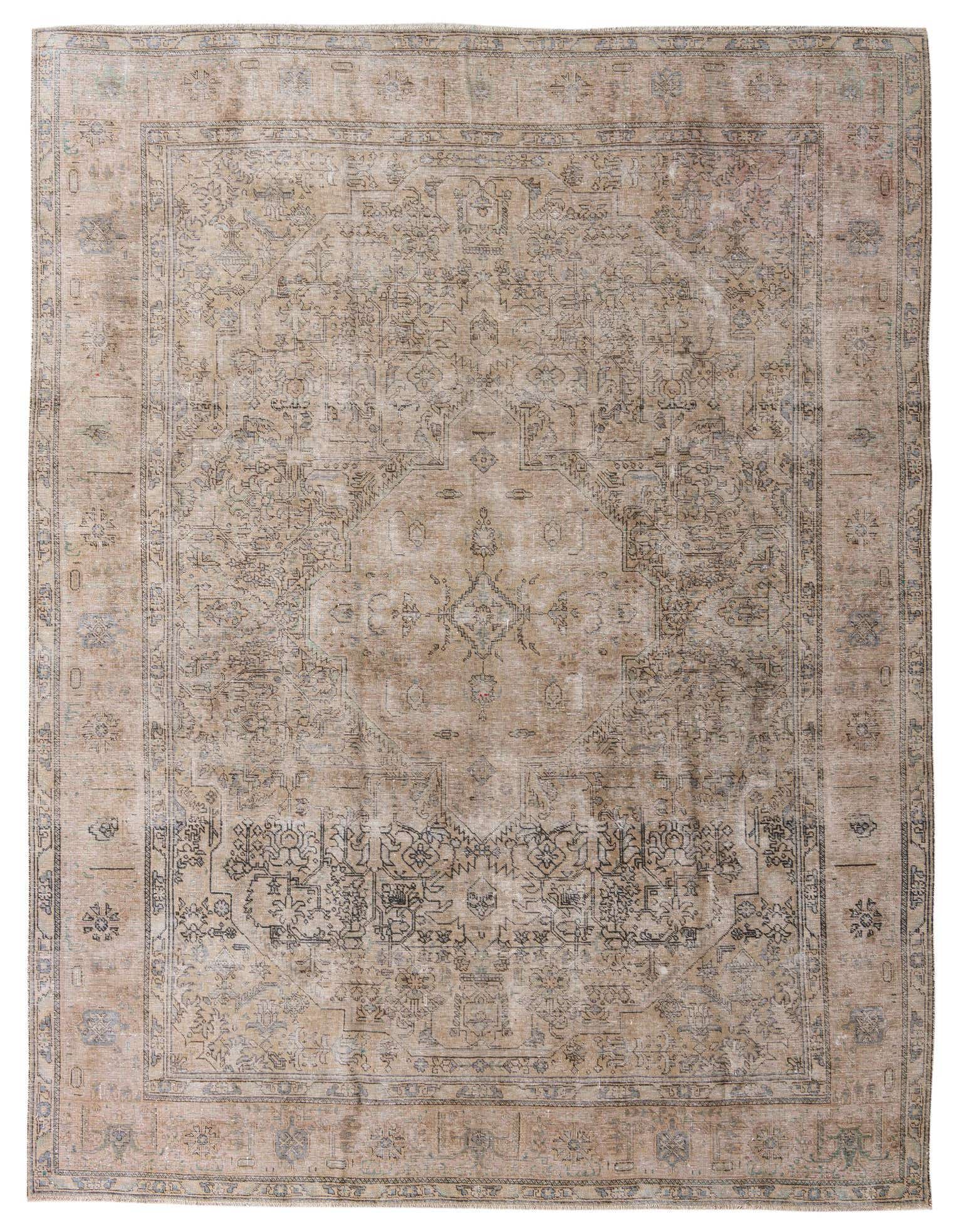 Primary image 9' 9 x 12' 9  Hand Knotted Ultra Vintage Persian Wool Rug