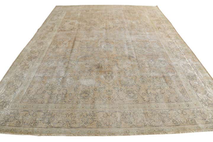300cm x 395cm Handgeknüpft Ultra Vintage Persisch Wolle Teppich