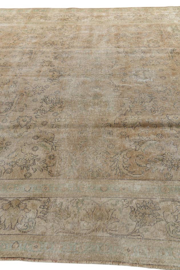 Detailansicht von 300cm x 395cm Handgeknüpft Ultra Vintage Persisch Wolle Teppich