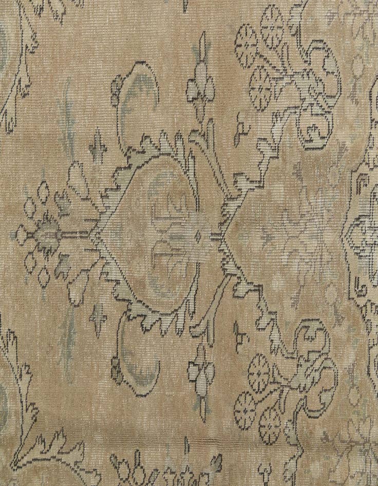 Detail image of 9' 5 x 12' 10  Hand Knotted Ultra Vintage Persian Wool Rug