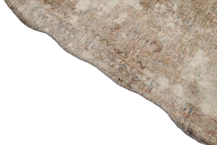 9' 8 x 12' 10 Hand Knotted Ultra Vintage Persian Wool Rug