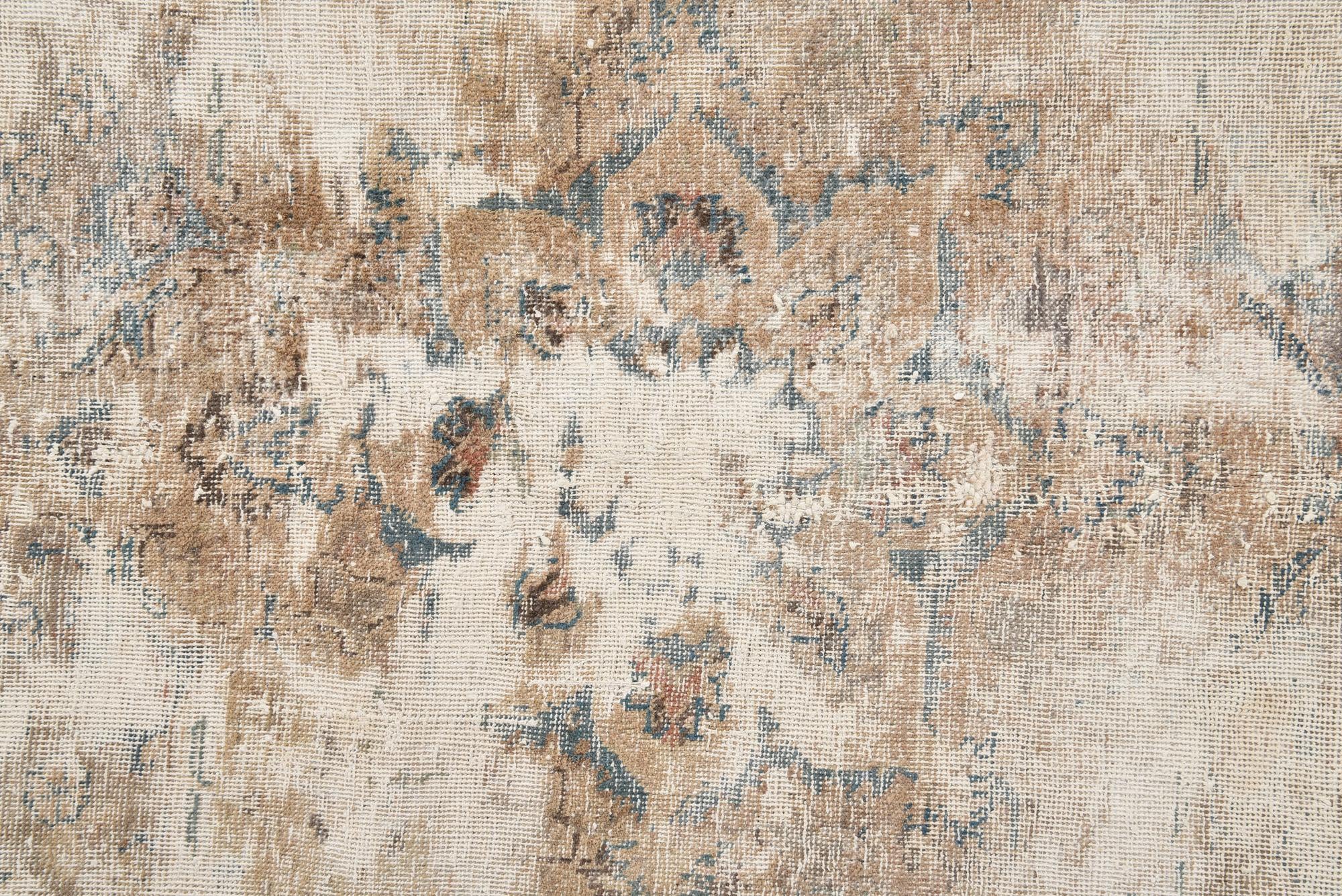 9' 8 x 12' 10 Hand Knotted Ultra Vintage Persian Wool Rug