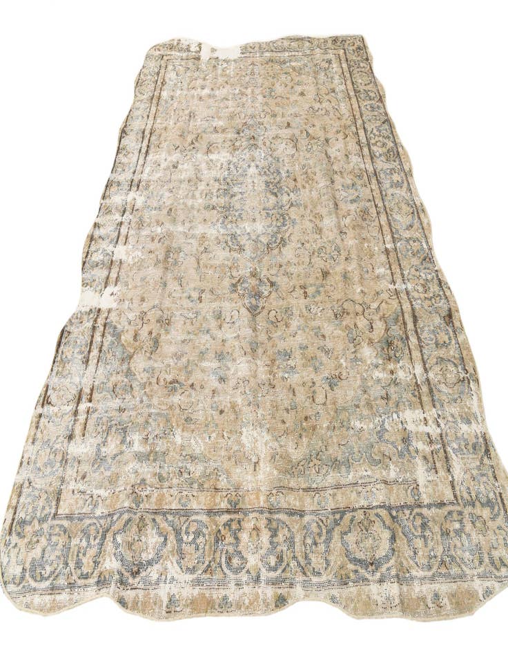 Detail image of 7' 8 x 10' 3  Hand Knotted Ultra Vintage Persian Wool Rug