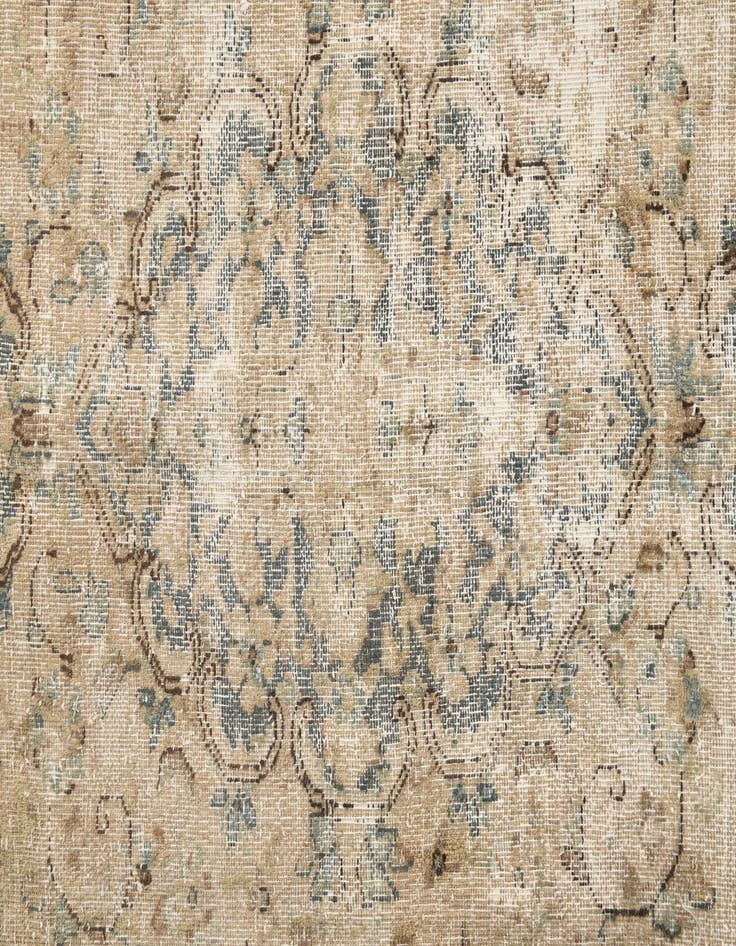 Detail image of 7' 8 x 10' 3  Hand Knotted Ultra Vintage Persian Wool Rug