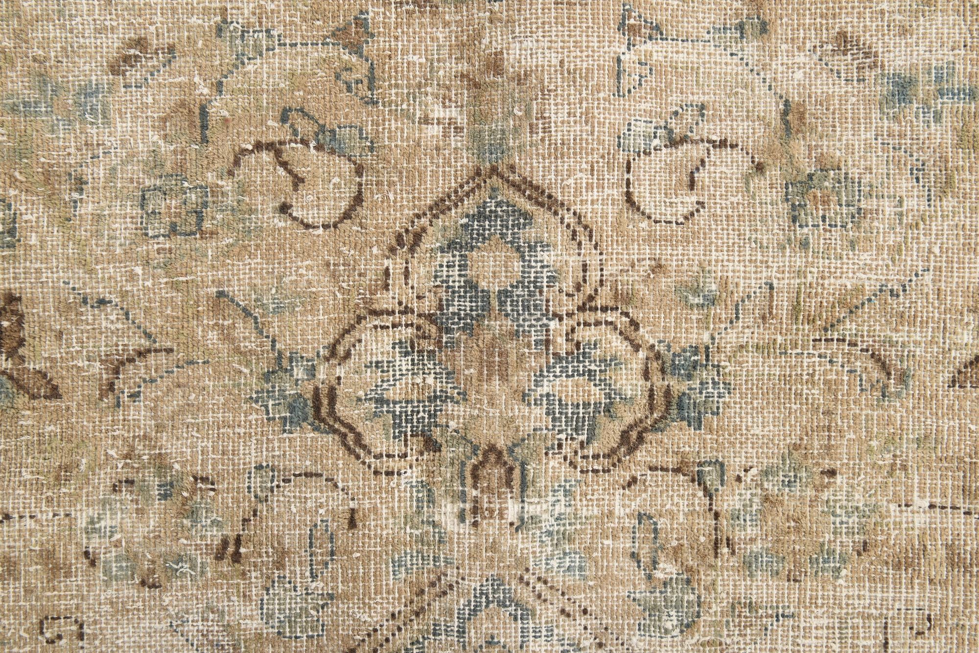 7' 8 x 10' 3 Hand Knotted Ultra Vintage Persian Wool Rug