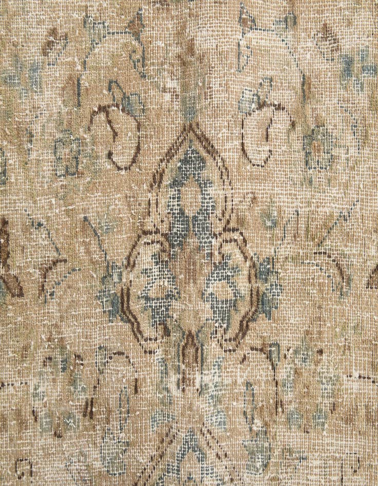 Detail image of 7' 8 x 10' 3  Hand Knotted Ultra Vintage Persian Wool Rug