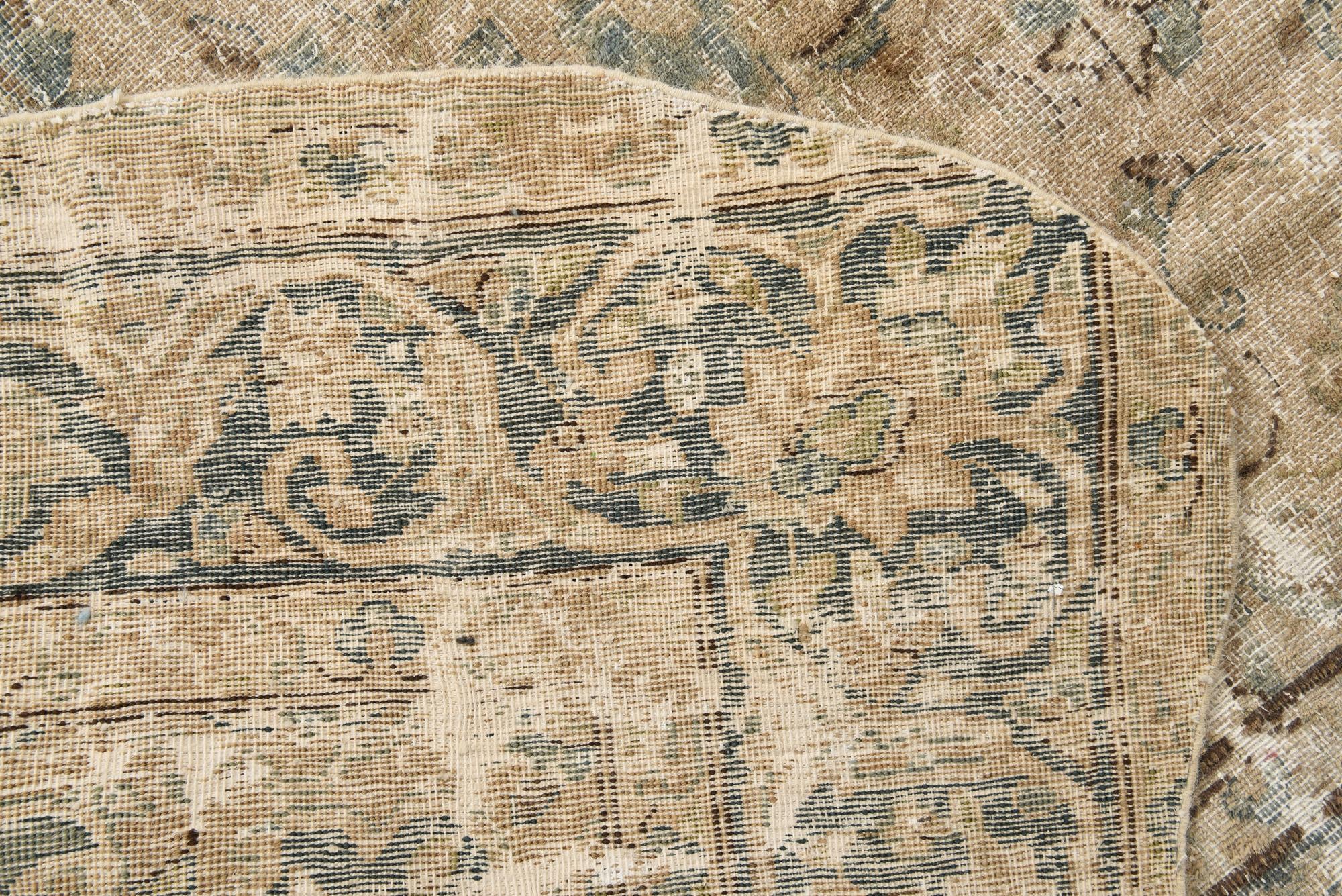 7' 8 x 10' 3 Hand Knotted Ultra Vintage Persian Wool Rug