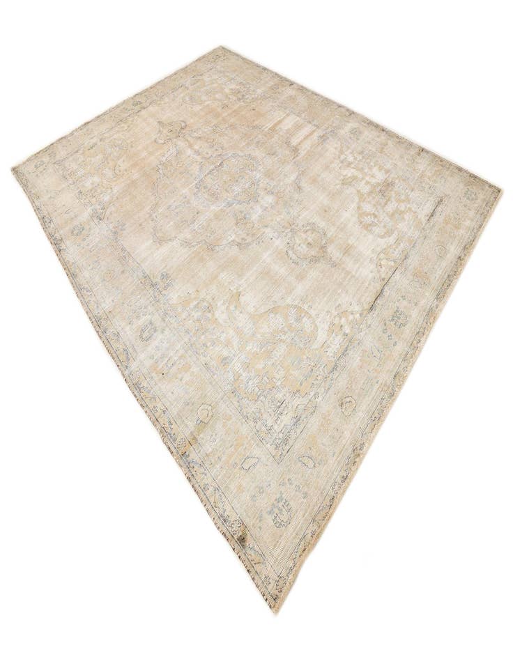 Detail image of 8' 2 x 11'  Hand Knotted Ultra Vintage Persian Wool Rug