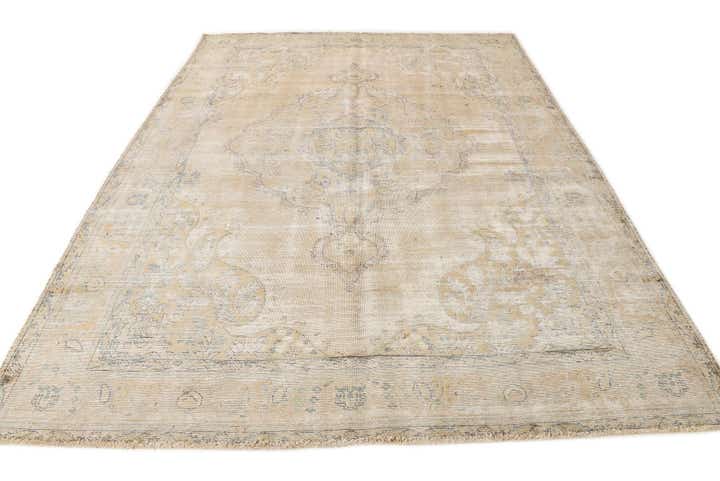 8' 2 x 11' Hand Knotted Ultra Vintage Persian Wool Rug