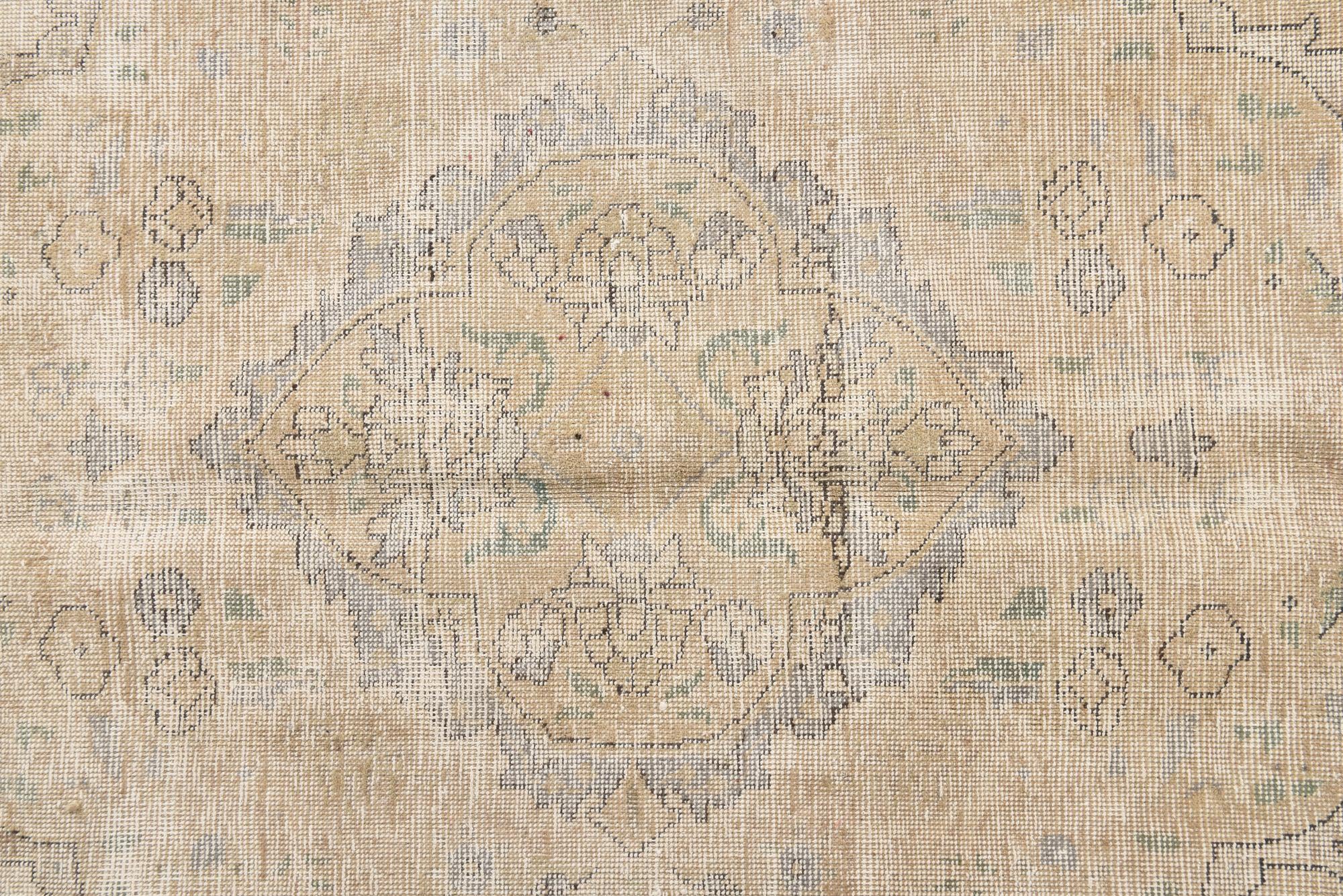 8' 2 x 11' Hand Knotted Ultra Vintage Persian Wool Rug
