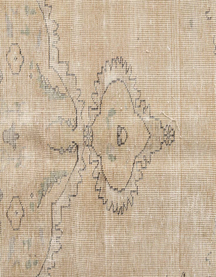 Detail image of 8' 2 x 11'  Hand Knotted Ultra Vintage Persian Wool Rug
