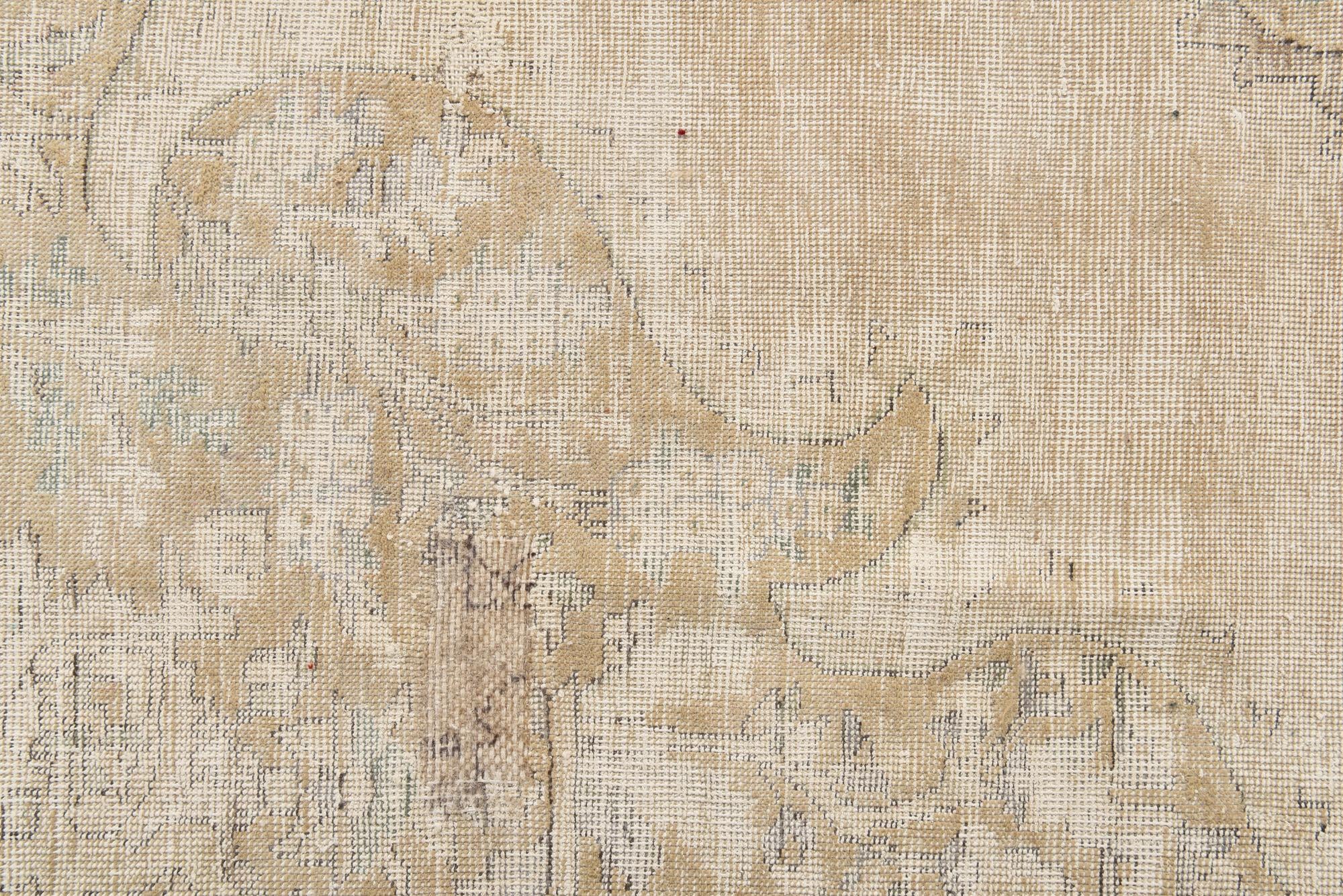 8' 2 x 11' Hand Knotted Ultra Vintage Persian Wool Rug