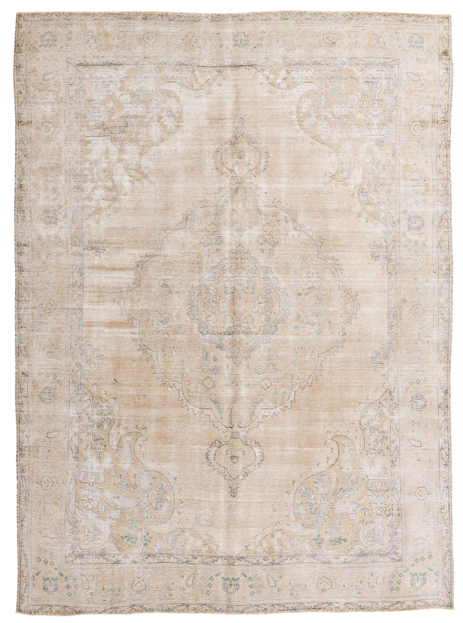 8' 2 x 11' Hand Knotted Ultra Vintage Persian Wool Rug