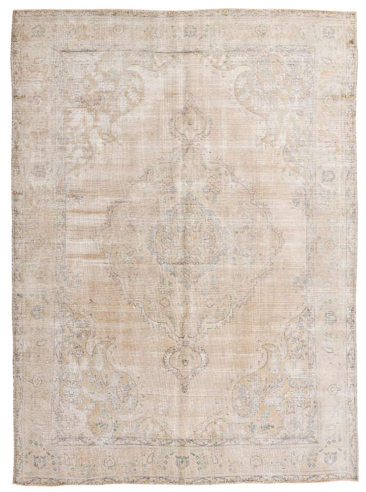 8' 2 x 11' Hand Knotted Ultra Vintage Persian Wool Rug