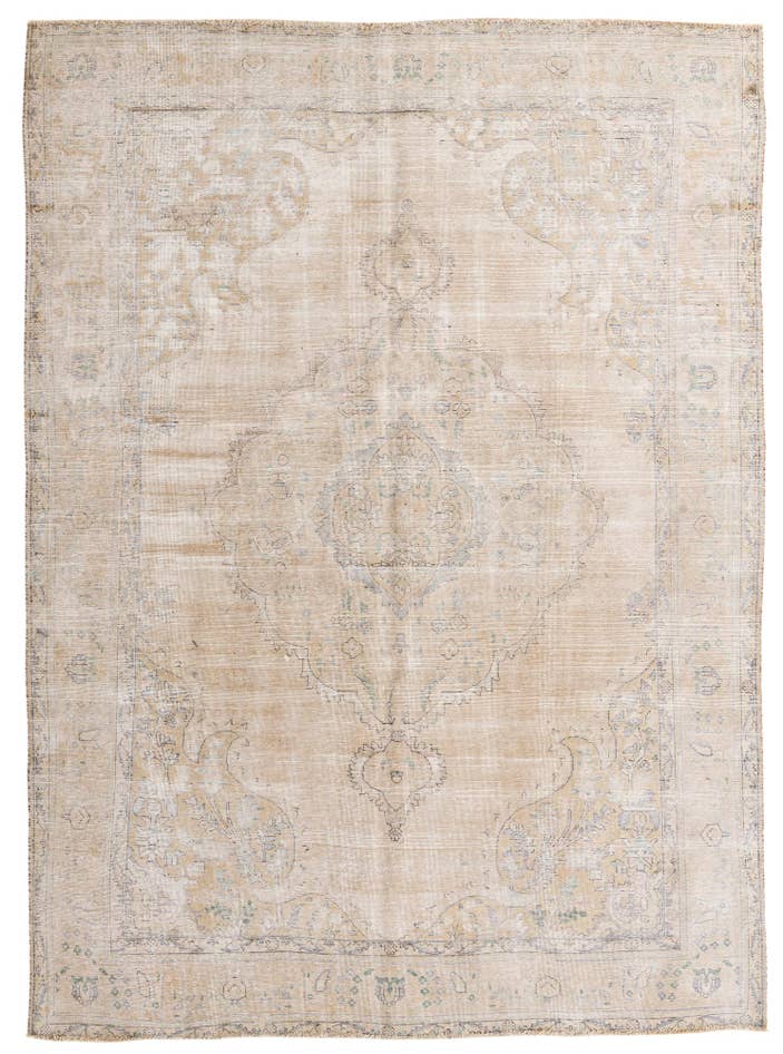 Detail image of 8' 2 x 11' Hand Knotted Ultra Vintage Persian Wool Rug