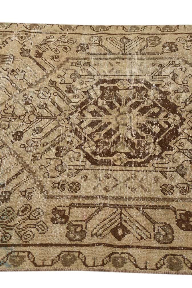 4' x 6' Hand Knotted Ultra Vintage Persian Wool Rug
