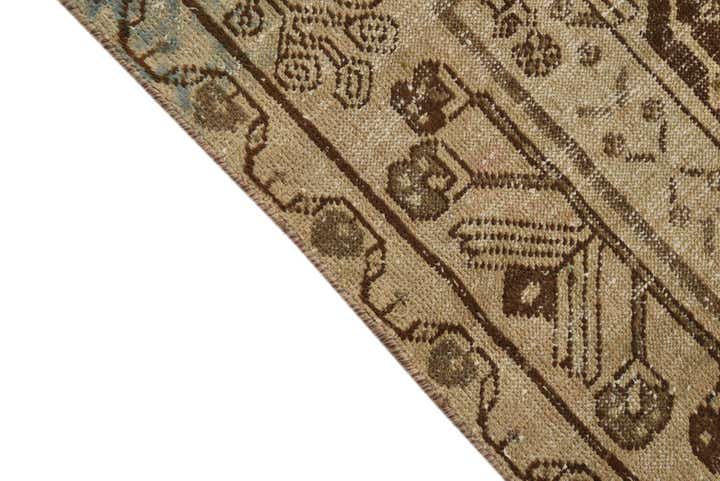 4' x 6' Hand Knotted Ultra Vintage Persian Wool Rug