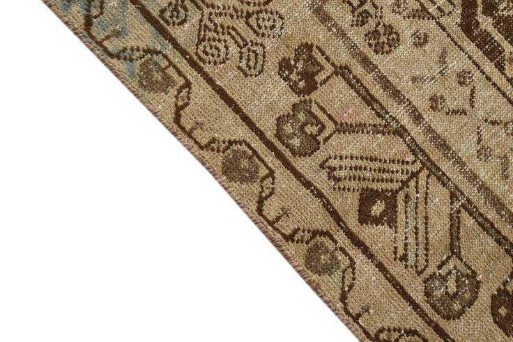 Detail image of 4' x 6' Hand Knotted Ultra Vintage Persian Wool Rug